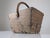 Antique Wabi-Sabi Wooden Log Basket with Wrought Iron Fittings For Sale - Image 6 of 18