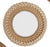 Mid-Century Modern Mid-Century Modern French Round Rattan Mirror, 1950s For Sale - Image 3 of 4