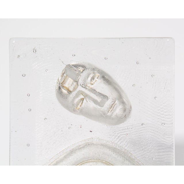 Glass Kosta Boda Icon Eyewitness Glass Sculpture by Bertil Vallien For Sale - Image 7 of 8