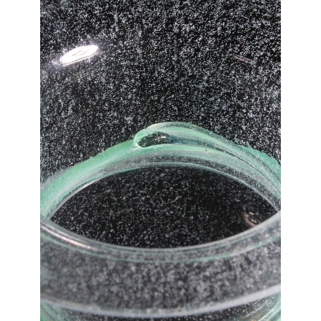 1980s Mint-Green Bubbles Art Glass Athena Vase by Monica Backström for Kosta Boda, 1989 For Sale - Image 5 of 6