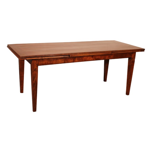 Antique Cherry Wood Extending Table For Sale