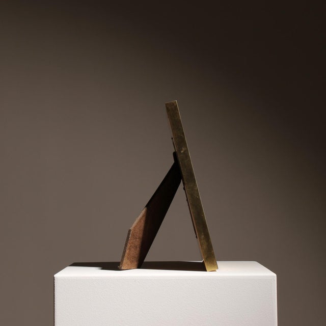 Aldo Tura Lacquered Goatskin Parchment Picture Frame by Aldo Tura, Italy, 1970s For Sale - Image 4 of 11