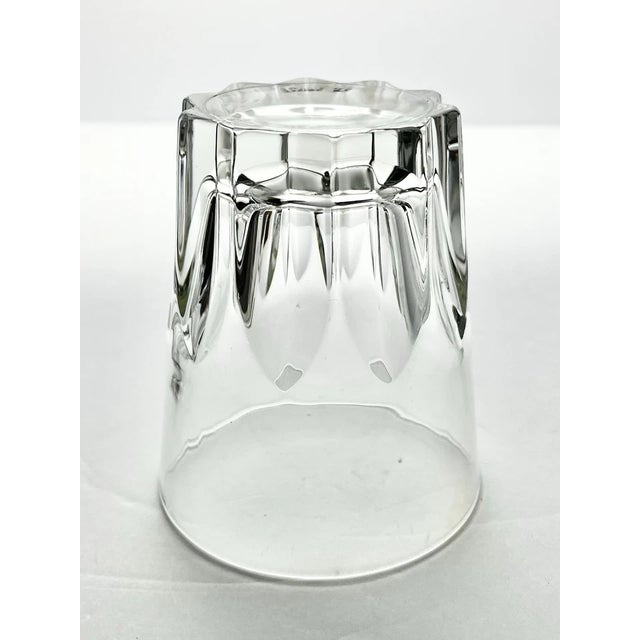 Glass 1980s Vintage Italian 4 Tumbler Old Fashioned Cocktail Glasses For Sale - Image 7 of 8