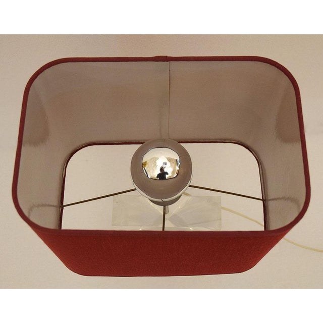 Vintage Acrylic Table Lamp from Romeo Rega, 1970s For Sale - Image 10 of 11