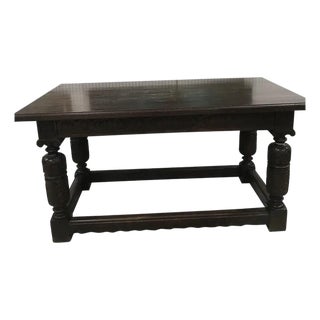 Antique English Oak Refectory Table. For Sale