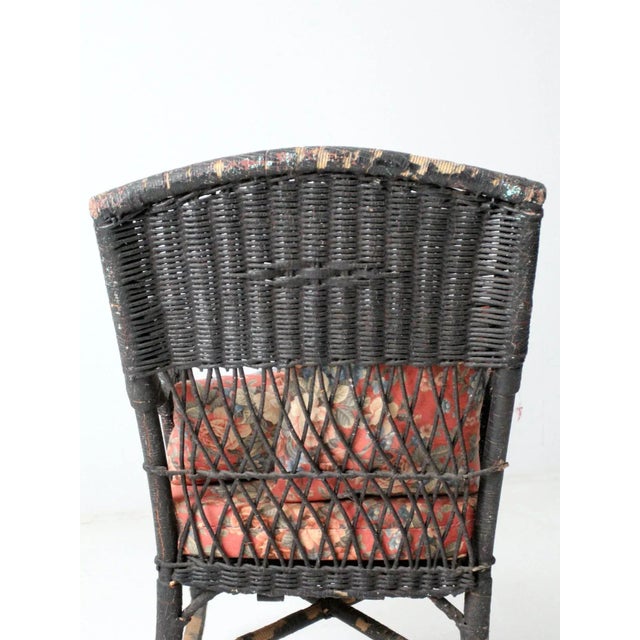 Antique Wicker Rocking Chair For Sale - Image 12 of 13
