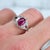 Vintage Ruby and Diamond Ring, 20th Century For Sale - Image 11 of 12
