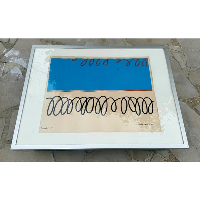 Michel Fortier, Untitled, 1966, Silk-Screen, Framed For Sale - Image 14 of 14