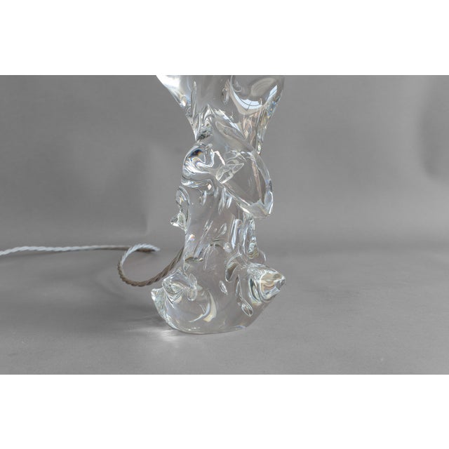 Glass Mid-Century Modern Glass Table Lamp, 1960 For Sale - Image 7 of 8