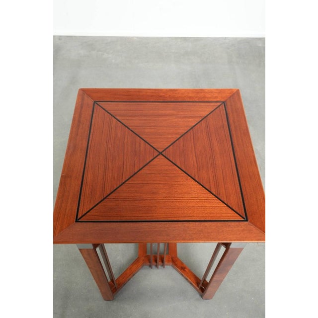 Art Deco Side Table with Removable Top by Schuitema from the Decoforma Series For Sale - Image 6 of 15