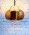 Vintage Pendant Lamp in Smoked Brown Acrylic, 1970s For Sale - Image 9 of 11