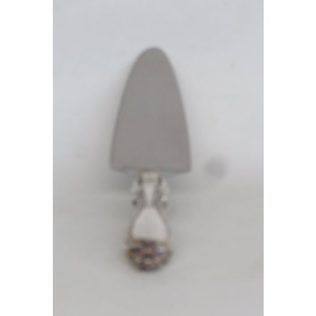 Pie Cake Server Stainless Steel Blade With Sterling Sea Shell Motif Handle 5006b For Sale - Image 14 of 14