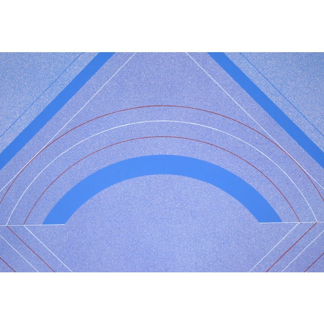 Textile "Kiva Iv" - 1970's Minimalist Geometric Abstract For Sale - Image 7 of 12