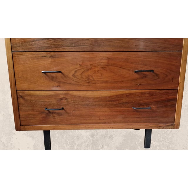 Vintage Walnut Chest of Drawers, 1960s For Sale - Image 4 of 9