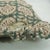 Fabdivine Handmade Block Printed Frill Cushion Cover Green 24x24 Inch Thick Linen- Bejhni For Sale - Image 4 of 5