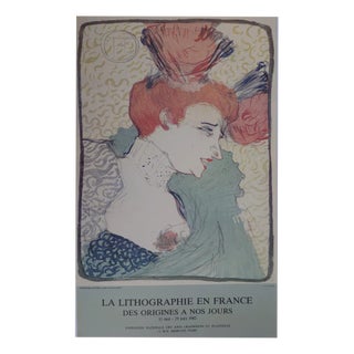 After Henri De Toulouse-Lautrec, Lender with Saluting Bust, Lithograph For Sale