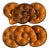 Vintage Honey Amber Majolica Escargot Plates / Dishes – Set of 6 For Sale