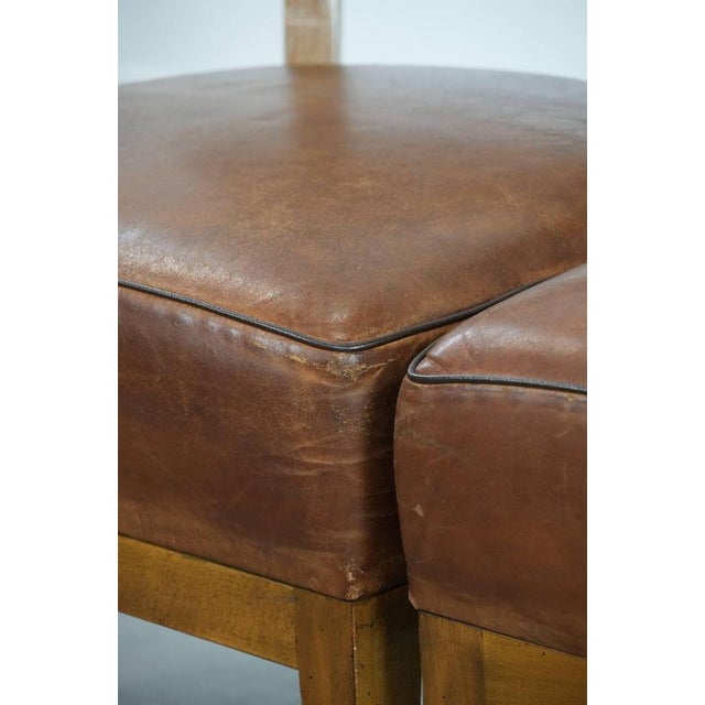 Vintage Armchairs in Sheepskin, Set of 4 For Sale - Image 11 of 18