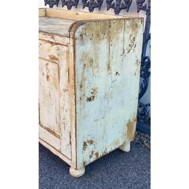 1920s Pine Painted Water Cupboard For Sale In Baltimore - Image 6 of 13