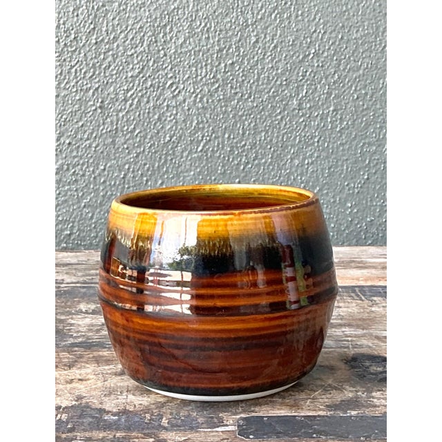 Vintage Handcrafted Studio Pottery Bowl For Sale - Image 16 of 18