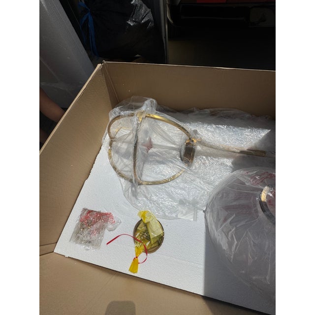 Gracie Large Captured Globe Pendant For Sale In Los Angeles - Image 6 of 9