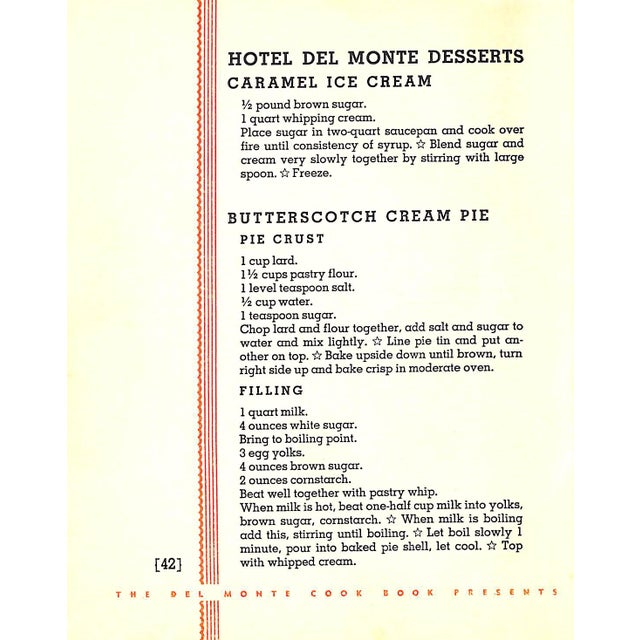 "Famous Recipes by Famous People" 1936 Cerwin, Herbert For Sale - Image 11 of 12