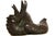 Japanese Meiji Period Bronze Okimono Sculpture of Rooster & Hen For Sale - Image 6 of 10
