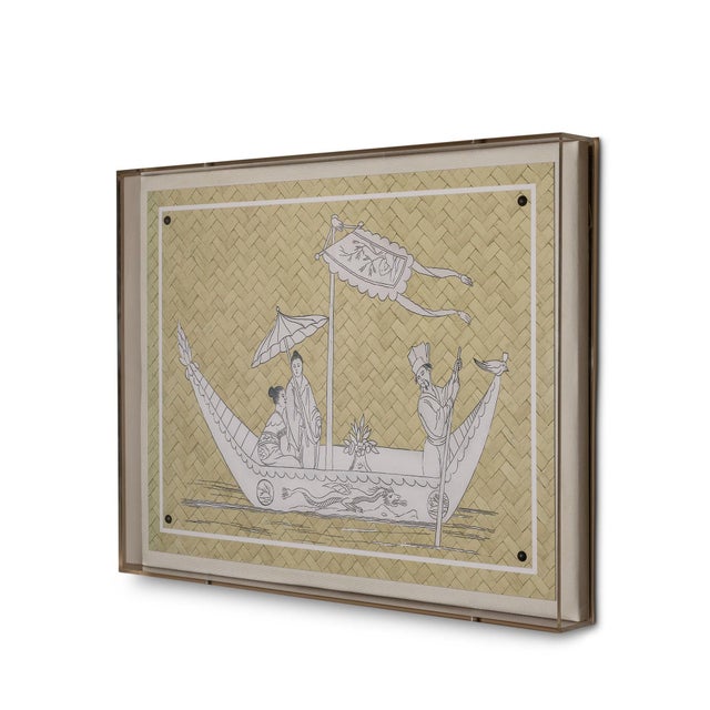 Name: Azalea Woods Boat Size: 20"H x 26"W x 2.5"D Azalea Woods artwork is created from inspiration of the Henry Francis du...
