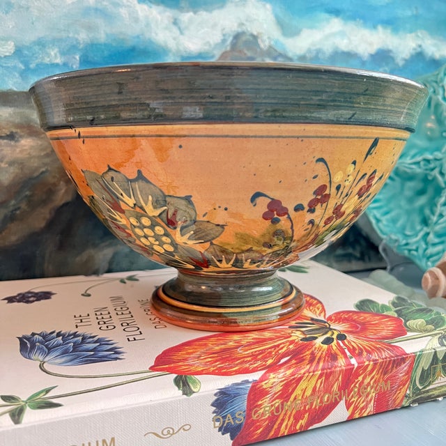 F F Griffi Corsica Terracotta 10" Pedestal Bowl For Sale In San Antonio - Image 6 of 10