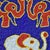 Early 20th Century Early 20th Century Yoruba Beaded Crocodile Diviner's Panel Nigeria For Sale - Image 5 of 7
