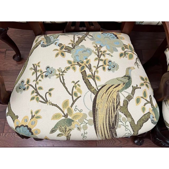 Late 20th Century Set of 10 Chippendale Style Dining Chairs by Century Furniture Company For Sale - Image 10 of 12