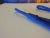 Set of '2' Houle's Paris Royal Blue Silk Woven Curtain Tiebacks. Size: 22" long