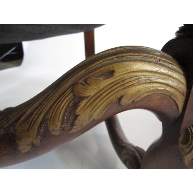 Late 19th Century Carved Louis XIV French Armchairs - Set of 4 For Sale - Image 11 of 13