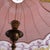 Vintage Table Lamp with Beaded Lampshade and Bronze Base, 1960s For Sale - Image 15 of 17