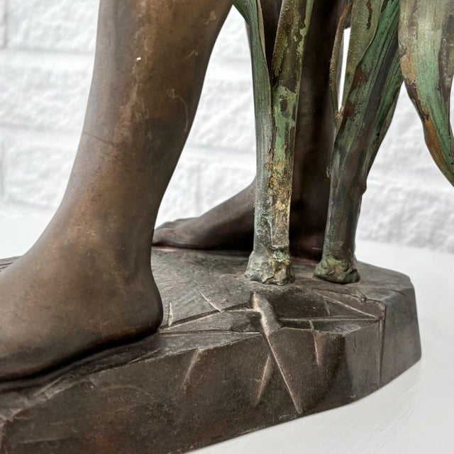 Antique Art Nouveau Table Lamp by Paul Aichele, Germany, 1910s For Sale - Image 17 of 18