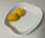 Fitz and Floyd White Porcelain Apple Dish For Sale - Image 10 of 10