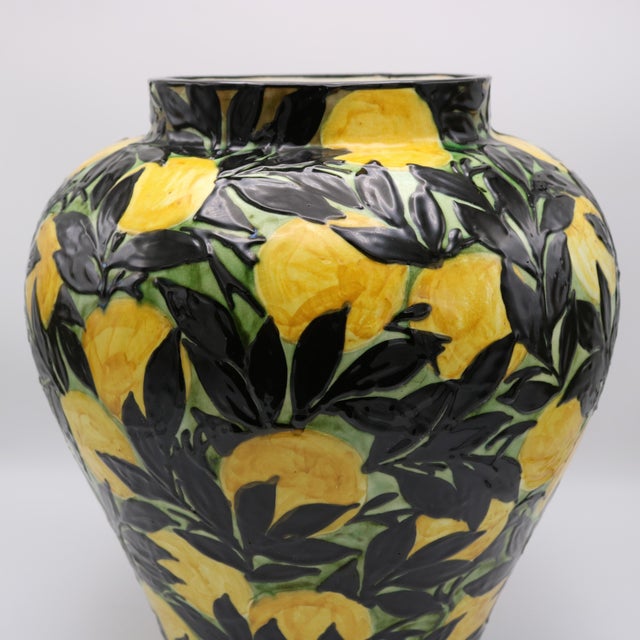 Lemons Art Deco Period Ceramic Vase Max Laeuger Germany 1921 For Sale - Image 10 of 18