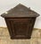 Antique English Oak Corner Cabinet For Sale - Image 4 of 7