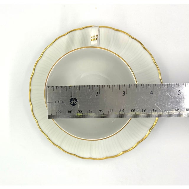 Ceramic 1980s Bernardaud Verlaine Tea Cup & Saucer Set For Sale - Image 7 of 7