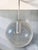 Mid-Century Modern Globe Pendant Light in Blown Bubble Glass and Chrome Frame, Germany, 1970s For Sale - Image 3 of 9