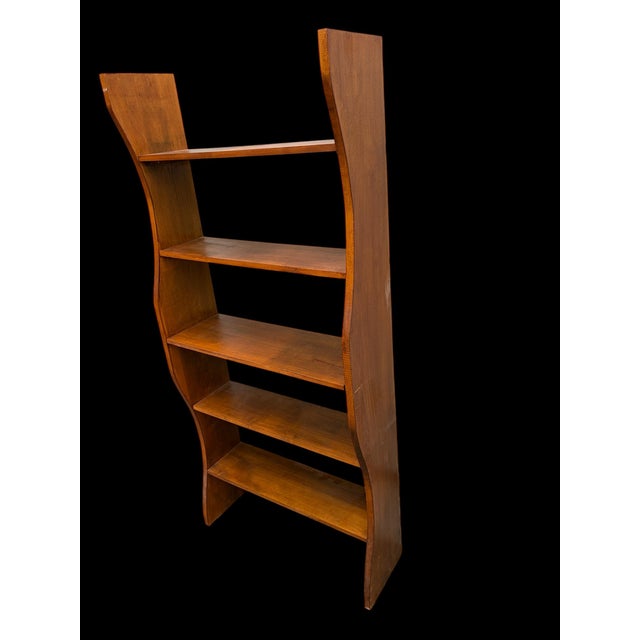 Mid-Century Modern Vintage Wood Shelf, 1960s For Sale - Image 3 of 9