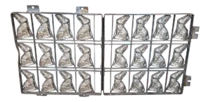Vintage Industrial Size Rabbit Chocolate Mold