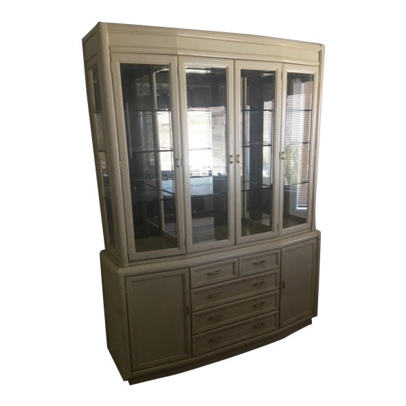 Thomasville Blonde China Hutch Chairish