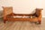 Wood Lexington Cherry And Wicker Queen Sleigh Bed For Sale - Image 7 of 18