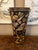 English Vintage English Planter Jardiniere Urn Shell Decoupage Black Tole Coastal Décor For Sale - Image 3 of 17