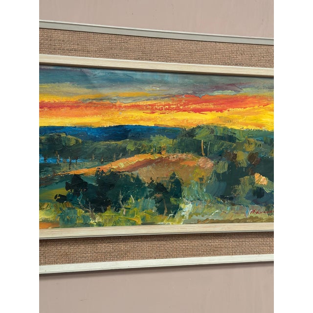 Kurt Lundberg, Landscape (Sörmlands Nalar Räven), 1950s, Oil on Canvas, Framed For Sale - Image 15 of 18