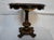 19th Century Victorian Papier / Paper Mache Tilt Top Table Incredible, hand-painted gold details and patterns around the...