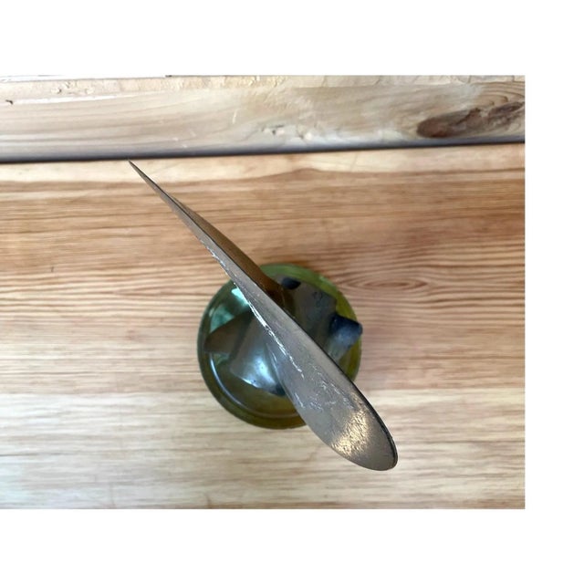 Vintage Bronze Boat Propeller Nautical Presentation Sculpture For Sale - Image 6 of 9