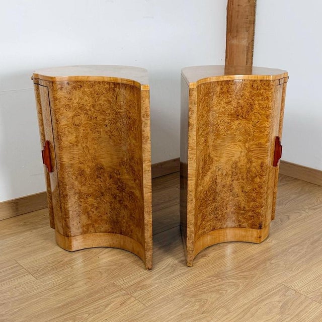 Art Deco Cabinets by Harry & Lou Epstein, 1930s, Set of 2 For Sale - Image 3 of 8