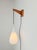 Vintage Tear Drop Wall Lamp in Teak and White Glass, Denmark, 1960s, in Flawless conditions. Designed 1960 to 1969...